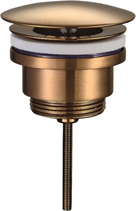 Boss & Wessing Luxe Vaste Waste BWS Mark 5 4" Geborsteld Brons Koper