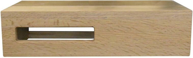 Boss & Wessing Planchet BWS Oak Fonteinplank 40x21x10 cm Links Eikenhout