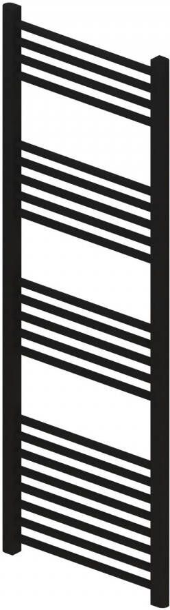 Boss & Wessing Radiator BWS Wingrave 140x40 cm Mat Zwart Zij-Onderaansluiting (571 Watt)