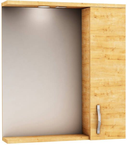 Boss & Wessing Spiegelkast BWS Aleco 75x70x17 cm Safir
