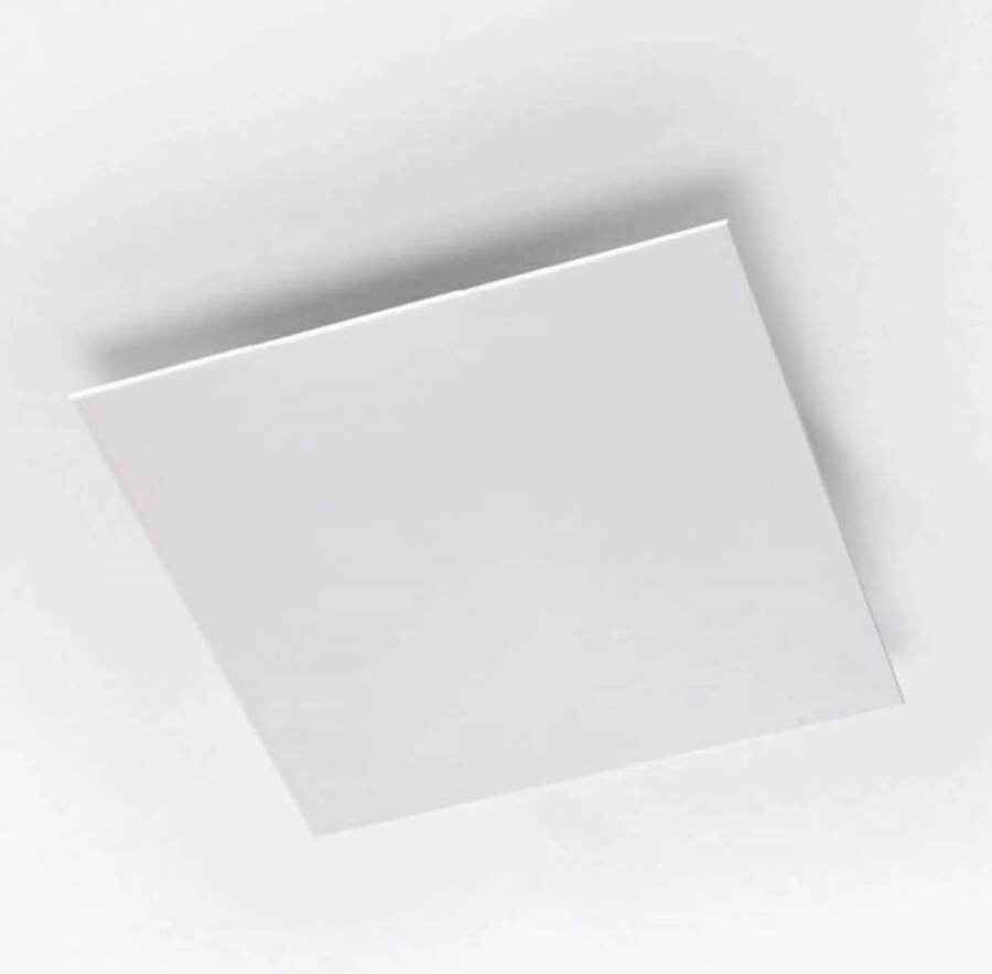 Boss & Wessing Ventilatierooster Duco Aansluitmaat Ø125 mm Aluminium Plafond en Muurmontage Wit