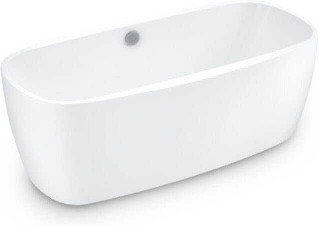 Boss & Wessing Vrijstaand Ligbad BWS Eloise 170x80x57 cm Met Badwaste Acryl Wit