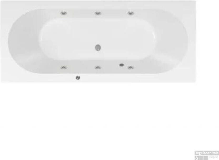 Boss & Wessing Whirlpool Pneumatisch Urby 170x75 cm Enkel Systeem