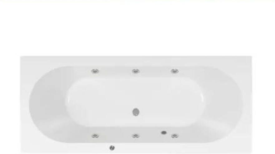 Boss & Wessing Whirlpool Pneumatisch Urby 180x80 cm Enkel Systeem