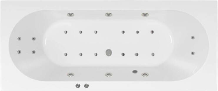 Boss & Wessing Whirlpool Urby 170x75 cm Dubbel systeem
