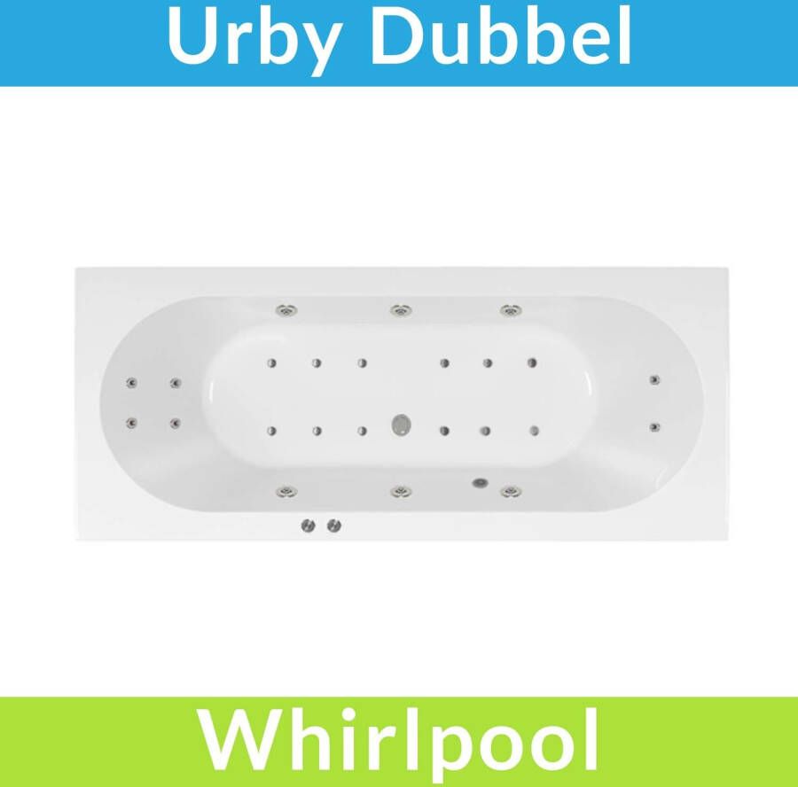 Boss & Wessing Whirlpool Urby 170x75 cm Dubbel systeem
