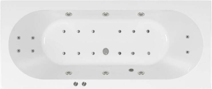 Boss & Wessing Whirlpool Urby 190x90 cm Dubbel systeem