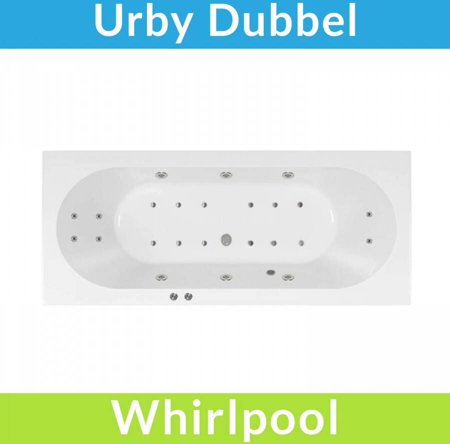 Boss & Wessing Whirlpool Urby 190x90 cm Dubbel systeem