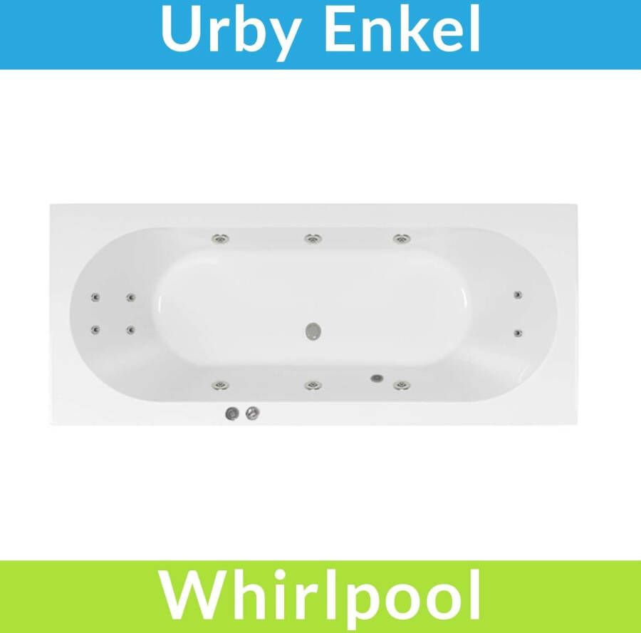 Boss & Wessing Whirlpool Urby 190x90 cm Enkel systeem