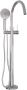Brauer Badkraan Vrijstaand Chrome Carving Set 02 Mengkraan Rond Glans Chroom 1 Greeps met Handdouche 3 Standen - Thumbnail 3