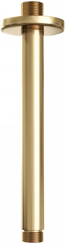 Brauer Douchearm Plafond Gold Edition Rond 20cm Geborsteld Goud PVD