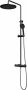 Brauer Black Edition Regendoucheset opbouw hoofddouche 20cm glijstang handdouche rond 3 standen gladde knoppen mat zwart 5-S-007-2 - Thumbnail 3