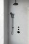 Brauer Black Edition complete inbouw regendouche met 3 standen handdouche plafondarm glijstang en hoofddouche 20cm set 23 zwart mat - Thumbnail 3