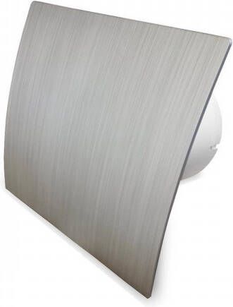 Boss & Wessing Badkamer Ventilator Pro Design Nalooptimer Vochtsensor 125 mm 170m3 Zilver Kunststof