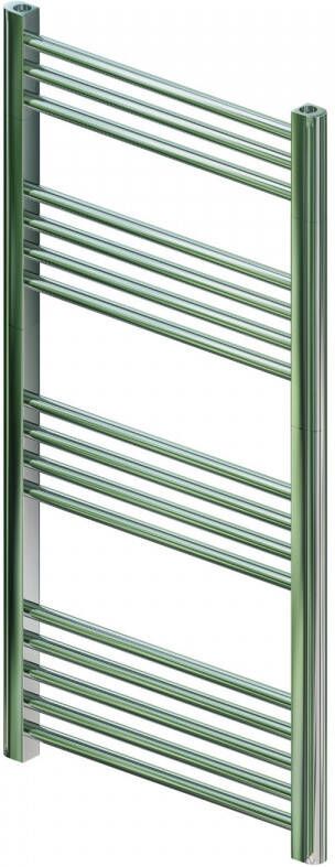 Boss & Wessing Designradiator BWS Vertico Multirail 100x60 cm Chroom Zij-Onderaansluiting