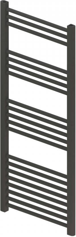 Boss & Wessing Designradiator BWS Vertico Multirail 120x40 cm Antraciet Zij-Onderaansluiting