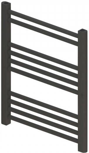 Boss & Wessing Designradiator BWS Vertico Multirail 60x60 cm Antraciet Zij-Onderaansluiting