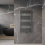 Boss & Wessing Handdoek Radiator BWS Cory 120x60 cm 414 Watt Midden en Zijaansluiting Gunmetal - Thumbnail 2