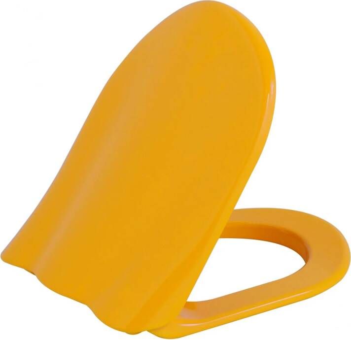 Boss & Wessing Toiletbril BWS Ducky 37 x 30.3 cm Geel