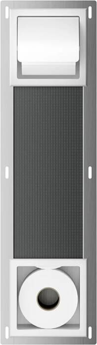 Boss & Wessing Toiletrolhouder met Klep en Reserverolhouder Inbouw BWS Milan Mat Wit - Foto 1