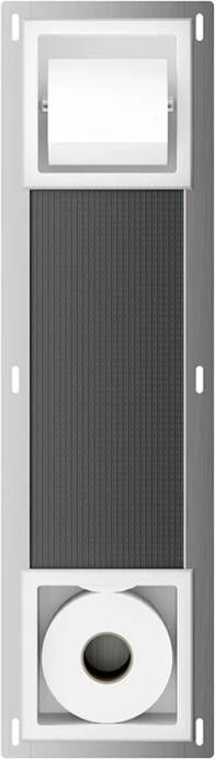 Boss & Wessing Toiletrolhouder Zonder Klep en Reserverolhouder Inbouw BWS Milan Mat Wit - Foto 1