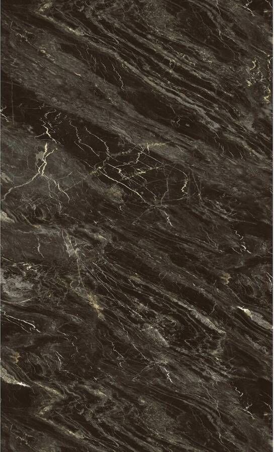 Isodeco Wandpaneel Rosseta Stone 120x260 cm SPC Mat Marmer Zwart