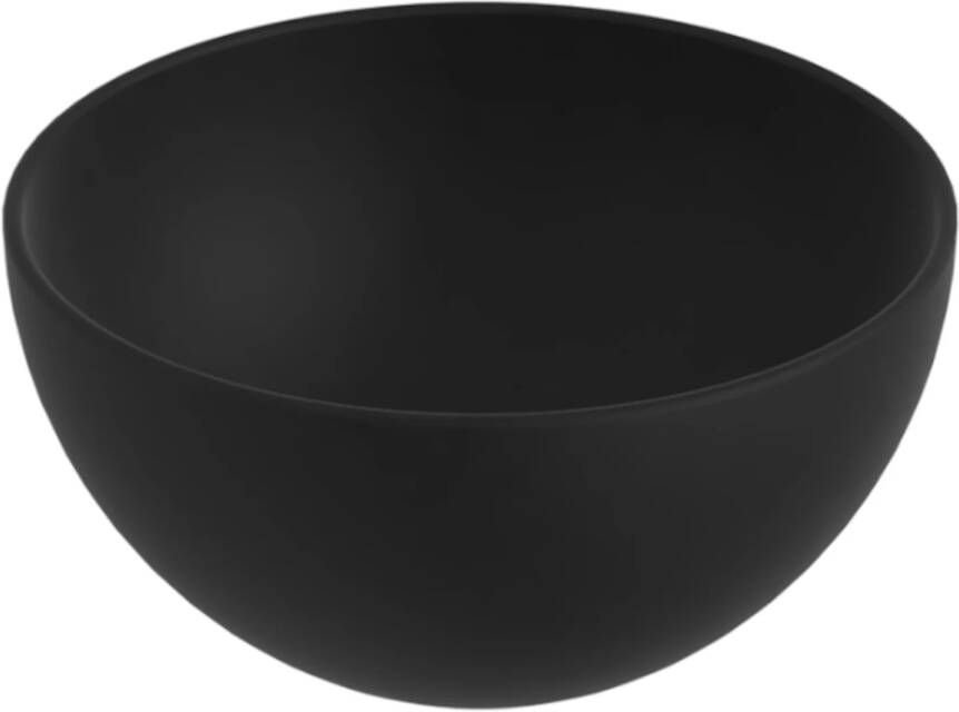 Boss & Wessing Waskom BWS Caadop Rond 24 cm Keramiek Mat Zwart