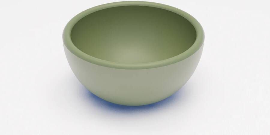 Boss & Wessing Waskom BWS Nox Mini 20 cm Solid Marmo Olijf Groen