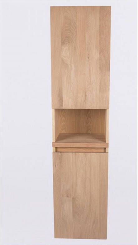 Casajoy Badkamerkast City 40x30x168 cm Eiken