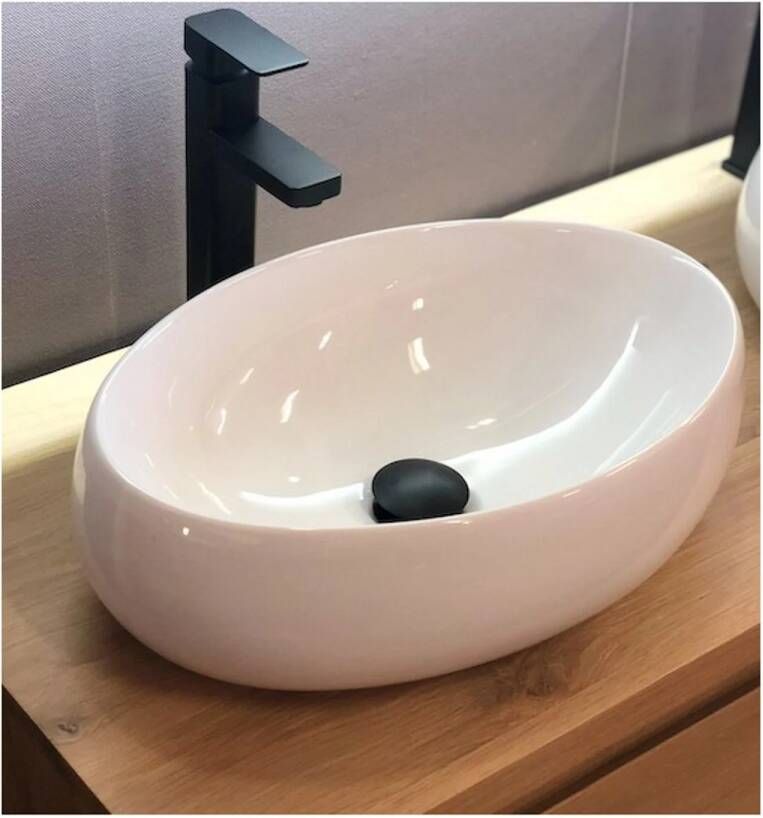 Casajoy Waskom 49x34x14 5 cm Keramiek Venice Wit