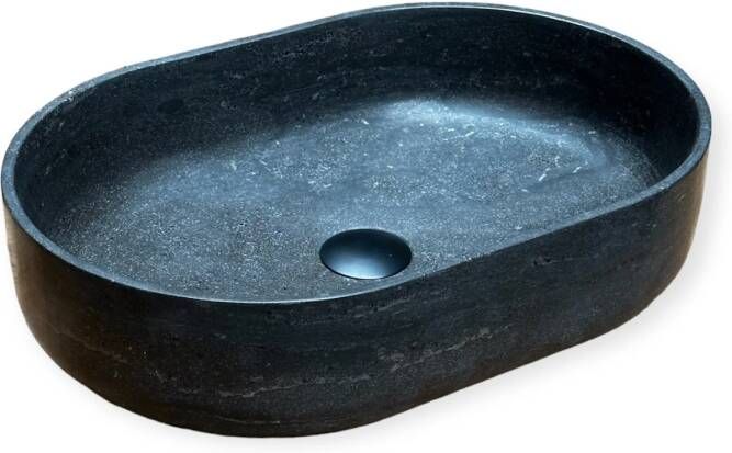 Casajoy Waskom Bold 50x34x12 cm Natuursteen Ovaal