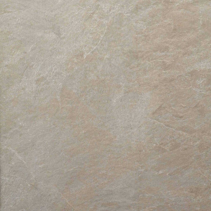 Ceramaxx Buitentegels Andes Leisteenlook Gerectificeerd 60x60x2 cm Moka