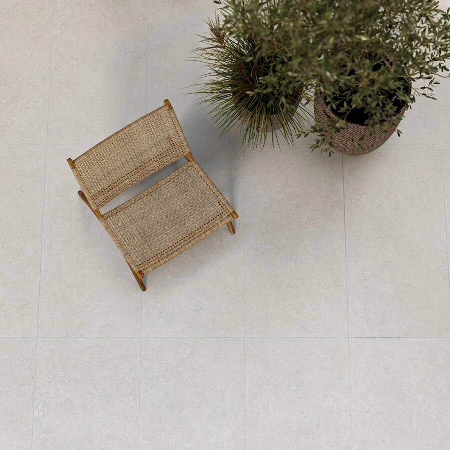 Cifre Ceramica Vloertegel Borneo 120x120 cm Betonlook Mat Grijs