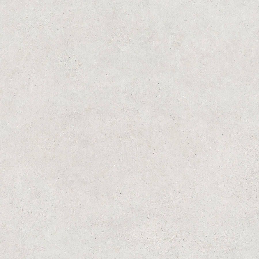 Cifre Ceramica Vloertegel Borneo 120x120 cm Betonlook Mat Wit