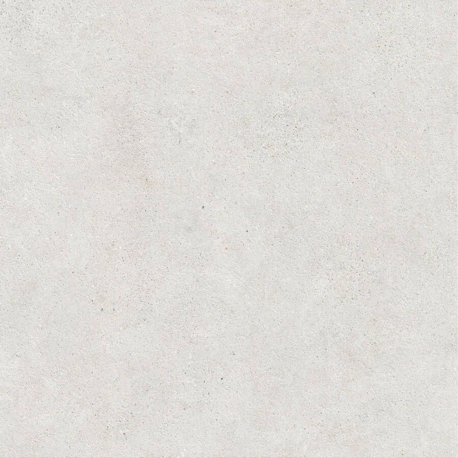 Cifre Ceramica Vloertegel Borneo 75x75 cm Betonlook Mat Wit
