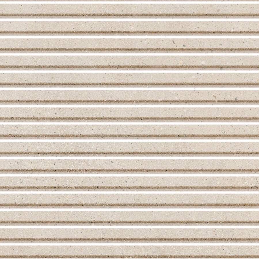 Cifre Ceramica Wandtegel Borneo 30x75 cm Betonlook Esir Mat Beige