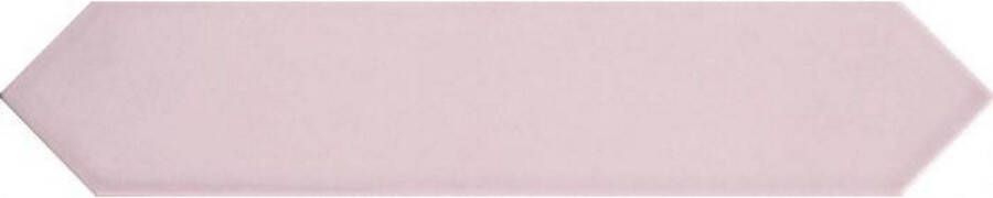Cifre Ceramica wandtegel 6.5x33.2cm 8mm Zeshoek Roze glans SW07311325-6 - Foto 2