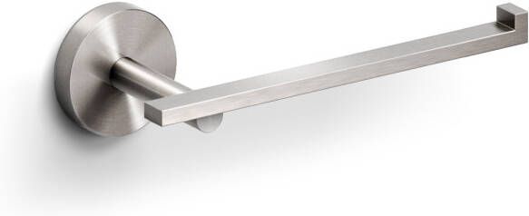 Clou Closetrolhouder Gehoekt Zonder Klep Flat Geborsteld RVS