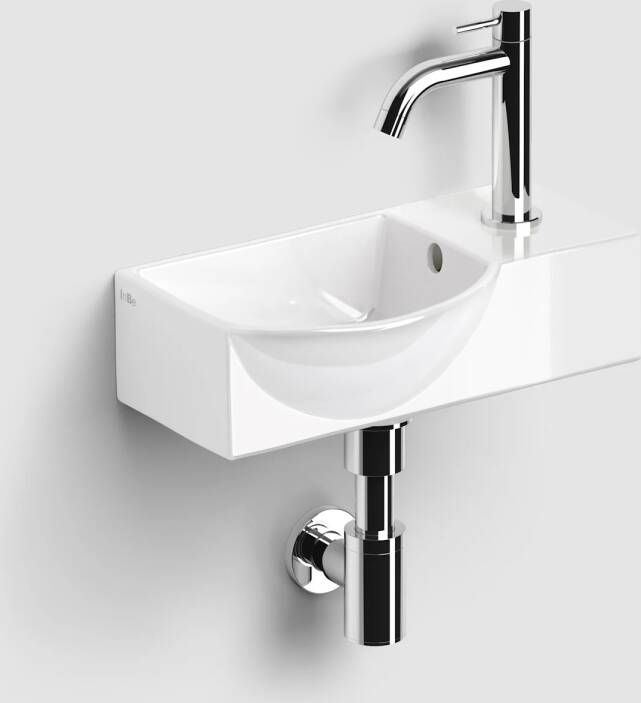 Clou InBe Fontein 41x22.5x11cm met kraangat keramiek wit IB 03.03017