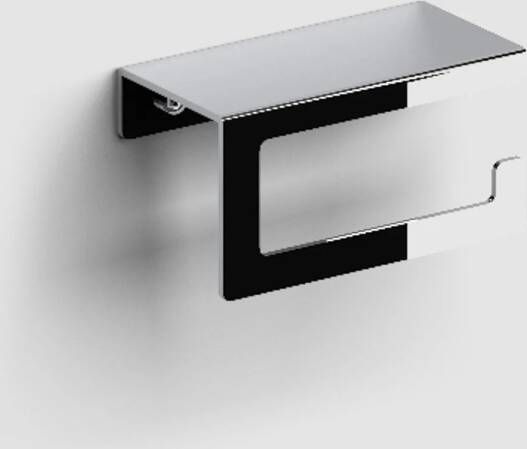 Clou Toiletrolhouder Fold 7 5 x 14 7 cm Chroom