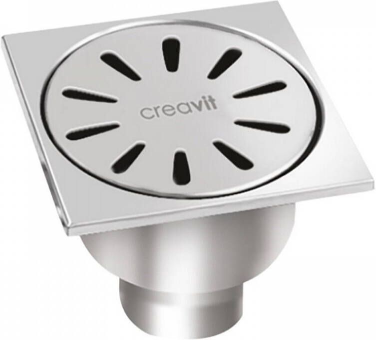 Boss & Wessing Doucheput BWS RVS 150x150mm Onderuitlaat