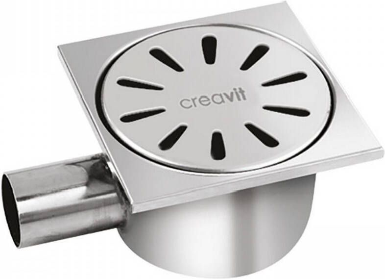 Boss & Wessing Doucheput BWS RVS 150x150mm Zijuitlaat