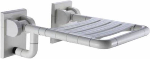 Boss & Wessing Douchezitting BWS Opklapbaar 33.5x32 cm Kunststof Wit