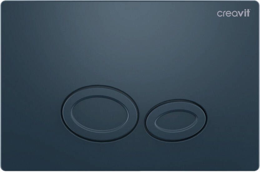 Creavit Bedieningspaneel ovale knoppen mat basalt GP2002.05