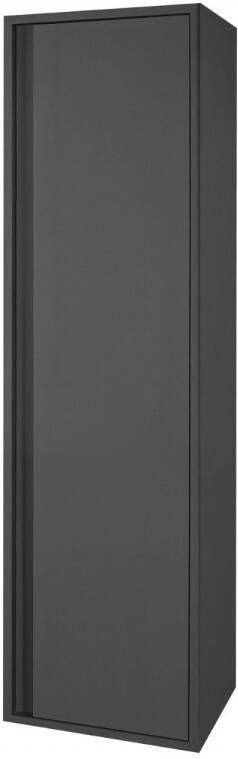 Boss & Wessing Kolomkast BWS Sally 135x35x35 cm Greeploos Mat Antraciet