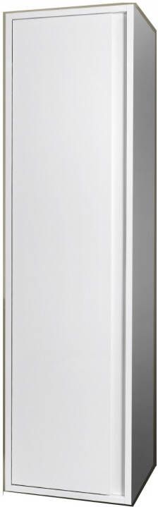 Boss & Wessing Kolomkast BWS Sally 135x35x35 cm Greeploos Mat Wit