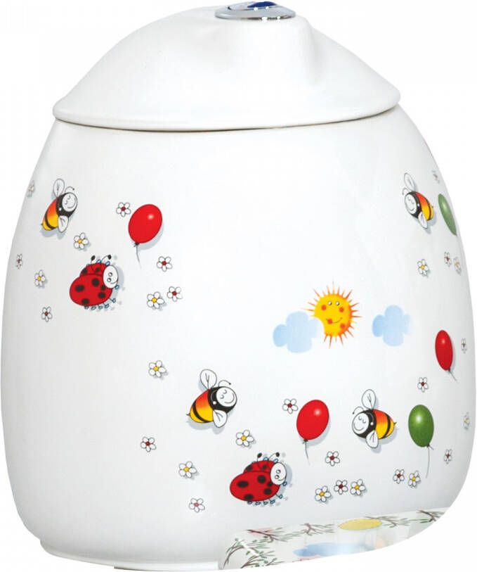 Boss & Wessing Reservoir Kindertoilet BWS Flower Keramiek