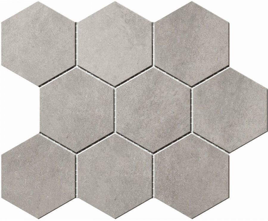 Cristacer Hexagontegel Umbria Grey 35.5x29.2 cm