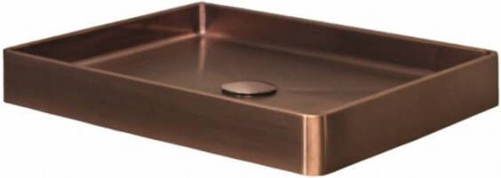Dekker Opzetwastafel Lanesto Vanity 52x41x7 cm RVS Copper
