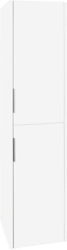 Differnz Bolo hoge kast 35x160x35cm FSC MFC board hout wit hoogglans 36.012.19